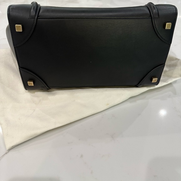 Celine mini luggage in black - Picture 5 of 8